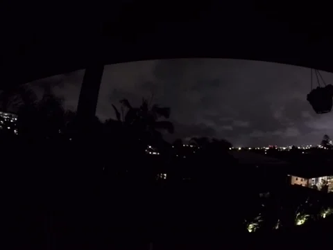 Henry St Back Porch Night Stock Footage 137567653