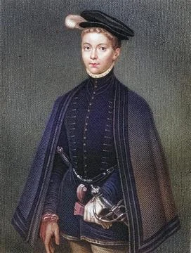 Henry Stewart Lord Darnley, also Stuart, 1545-1567, cousin and second man of Ilustración de archivo