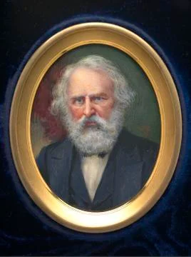 Henry Wadsworth Longfellow Stock Illustration