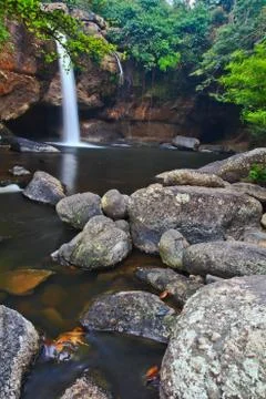 Heo Suwat waterfall Stock Photos