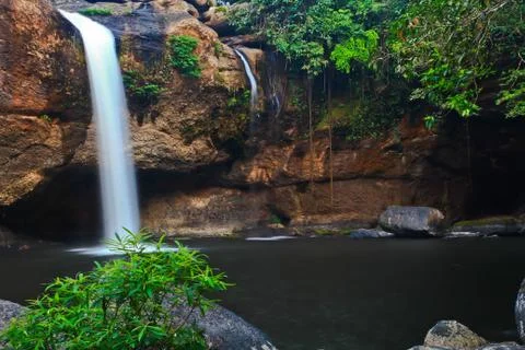 Heo Suwat waterfall Stock Photos