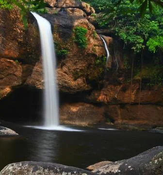 Heo Suwat waterfall Stock Photos