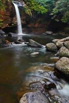 Heo Suwat waterfall Stock Photos