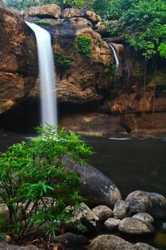 Heo Suwat waterfall Stock Photos