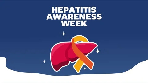 Hepatitis awareness week for better prevention and treatment of hepatitis Stock Footage 329097053
