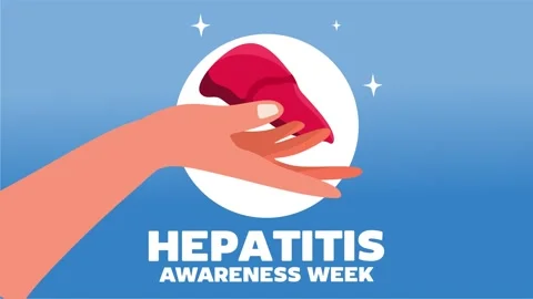Hepatitis awareness week for better prevention and treatment of hepatitis Stock Footage 329097083