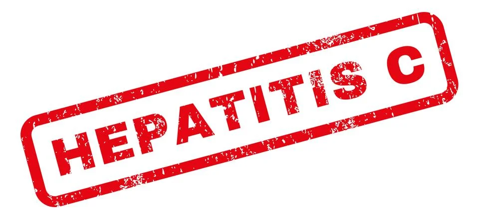 Hepatitis C Rubber Stamp Stock Illustration