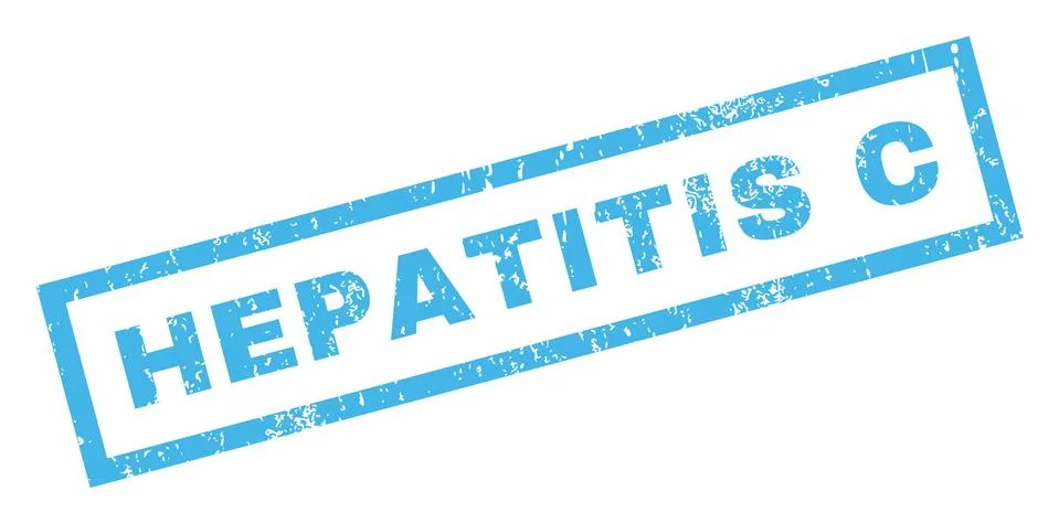 Hepatitis C Rubber Stamp Stock Illustration
