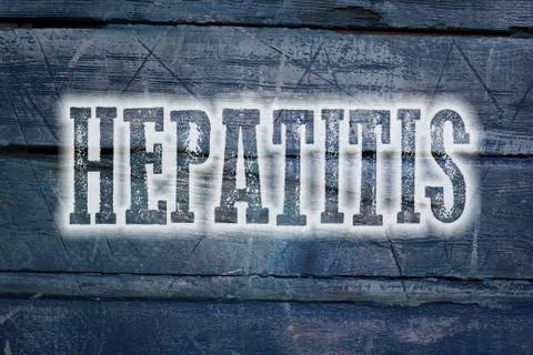 Hepatitis concept Stock Illustration