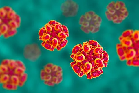 Hepatitis E viruses Illustrazione stock