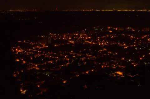 Heppenheim by night Stock Photos