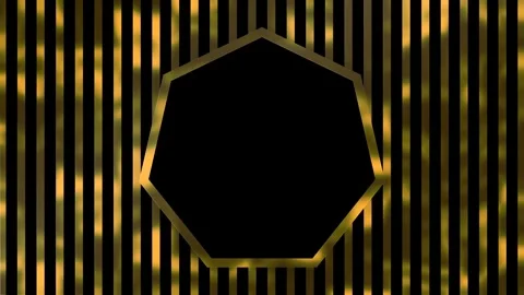 Heptagon and Lines Stock Footage 280387794