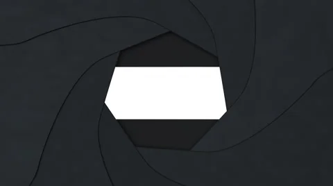 Heptagonal aperture fully closes. Stock Footage 59783077