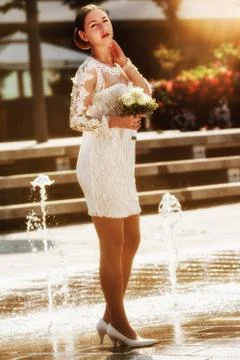 Her big day Stock Photos