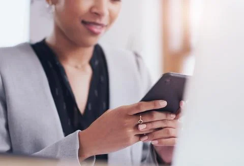 Her clients just keep giving her good news. an unrecognizable businesswoman Stock Photos