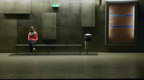 On her way Stock Footage 32714829