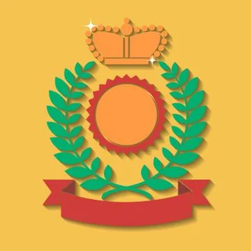 Heraldic award Illustrazione stock
