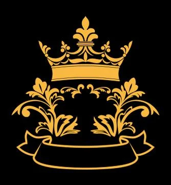 Heraldic crown 스톡 일러스트