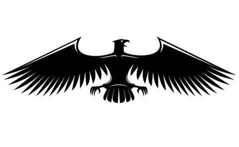 Heraldic eagle Stock Illustration