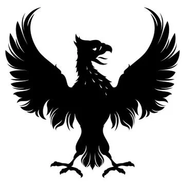 Heraldic eagle Stock Illustration