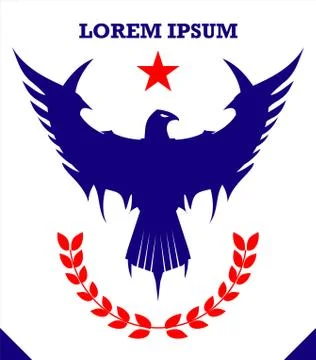 HERALDIC EAGLE Stock Illustration