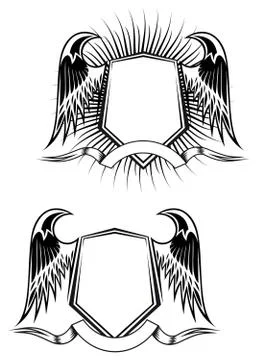 Heraldic elements Stock Illustration