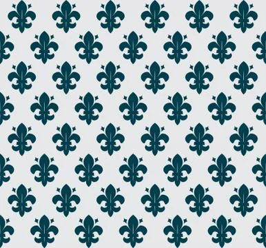 Heraldic seamless background Stock Illustration