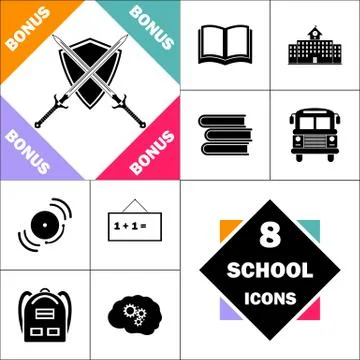 Heraldry computer symbol Stock Illustration