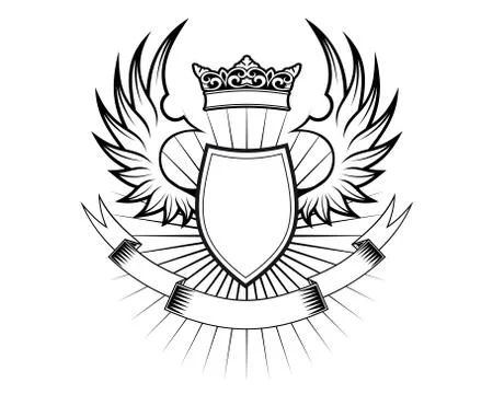Heraldry design Stock Illustration