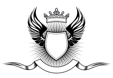 Heraldry design Stock Illustration