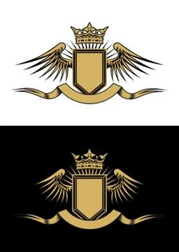 Heraldry design イラスト素材
