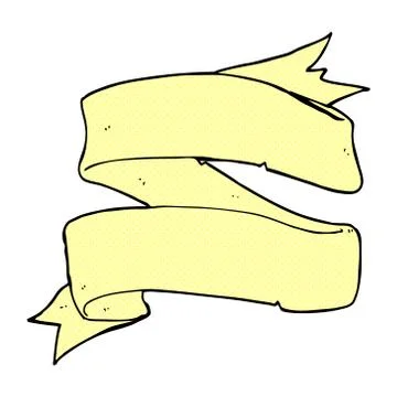 Heraldry scroll comic cartoon Stock Illustration