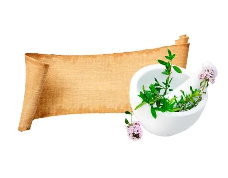 Herb banner Stock Photos