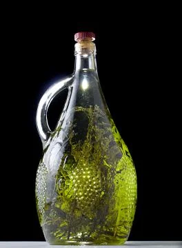 Herb brandy Foto stock