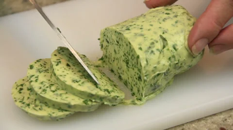Herb Butter 4 Stock Footage 32708504