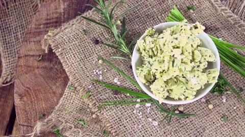 Herb Butter (not loopable) Video stock 46736390