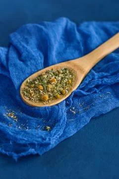 Herb. Dried chamomile. Stock Photos