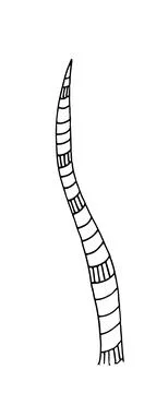 Herb. Hand drawn vector herb in doodle style outline Stock Illustration