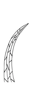 Herb. Hand drawn vector herb in doodle style outline Stock Illustration