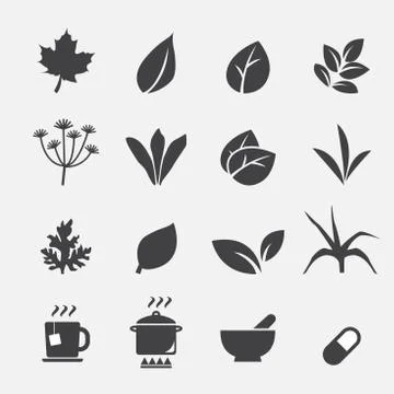 Herb icon Stock Illustration