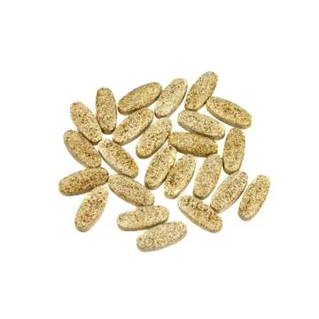 Herb pills Stock Photos