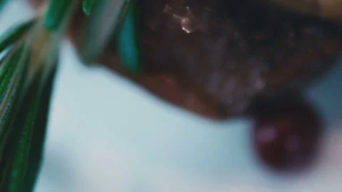 Herb on served table in a blurred light 스톡 동영상 73216526