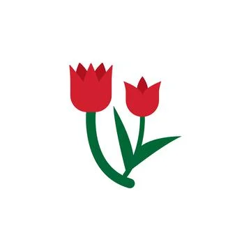 Herb, tulip icon. Element of herb icon for mobile concept and web apps. Detailed Illustrazione stock