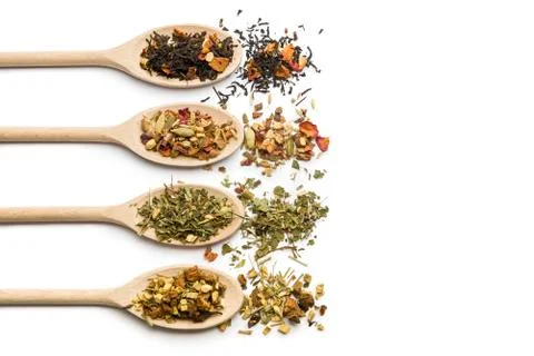 Herbal blend for tea Stock Photos