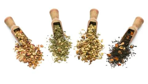 Herbal blend for tea Stock Photos