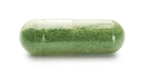 Herbal capsule Stock Photos