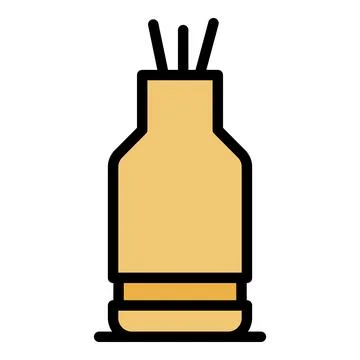 Herbal diffuser icon color outline vector Stock Illustration