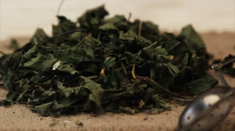 Herbal dried tea with honey Stock Footage 66792717