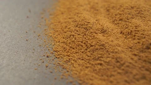 Herbal drink from ground instant roasted chicory root with cereal additives t Stock Footage 178415762