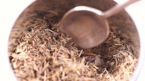 Herbal dry collection Stock Footage 120682841